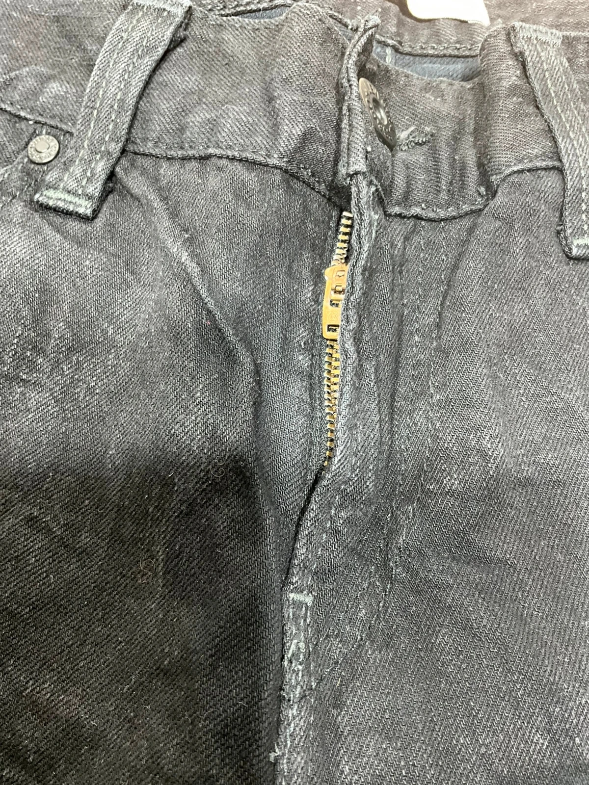 Jean Levi's 511 Slim W33 L34 Vintage 100% Coton Noir Délavé – photo 12